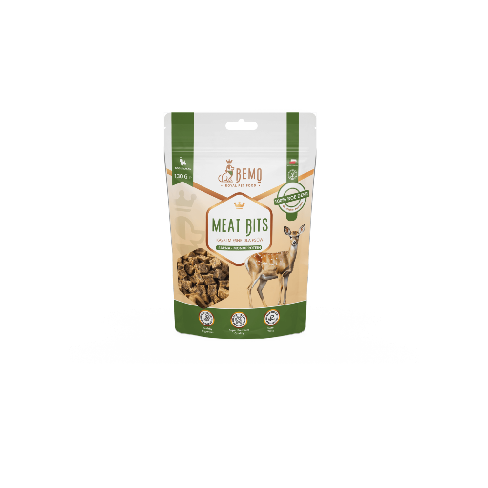 Bemo Mėsos kąsneliai – stirniena 130 g
