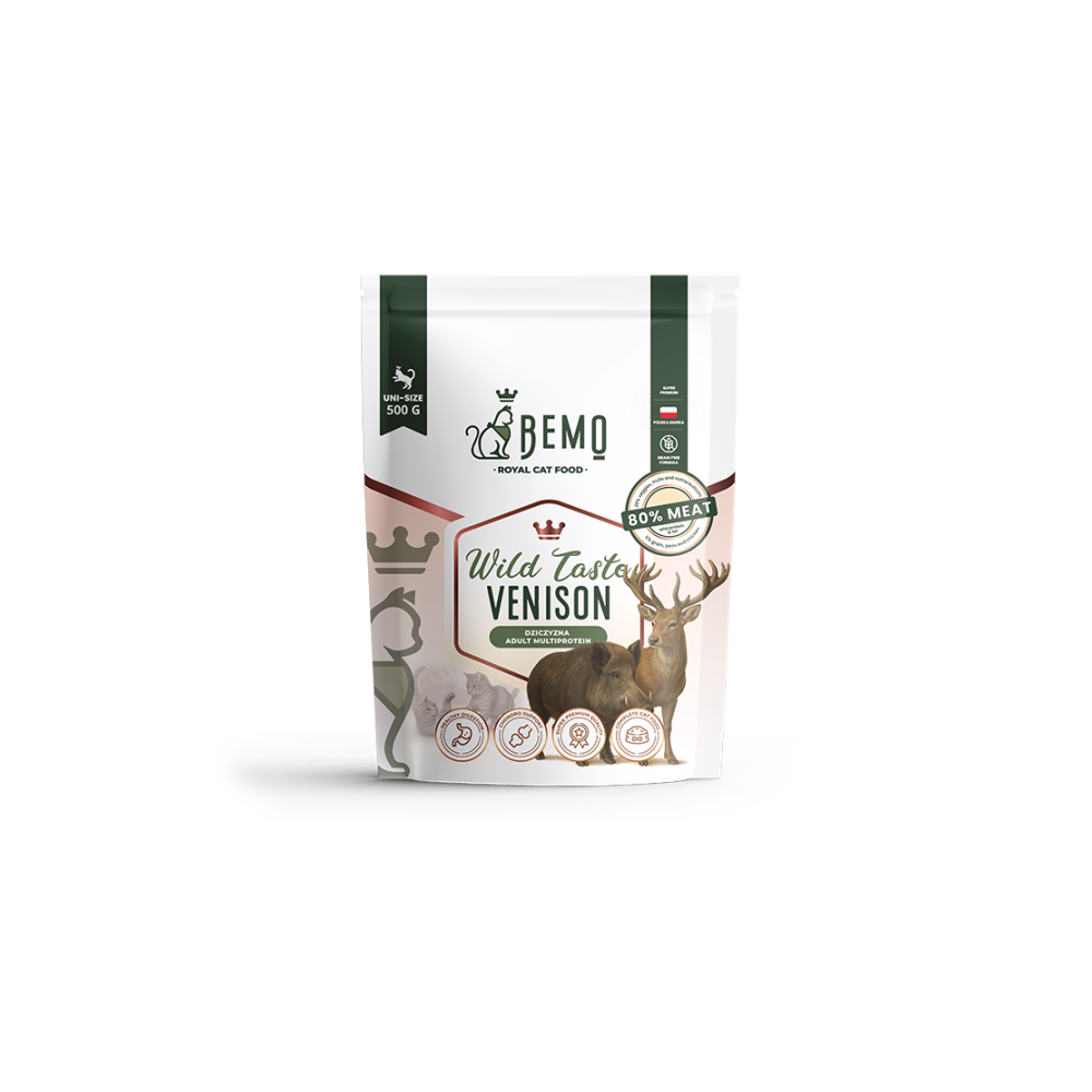 Bemo Cat Wild Taste žvėriena – sausas maistas suaugusioms katėms