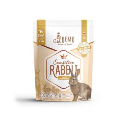 Bemo Sensitive Rabbit – hipoalerginis triušienos sausas maistas suaugusiems šunims