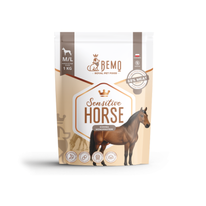 Bemo Sensitive Horse – hipoalerginis arklienos sausas maistas suaugusiems šunims