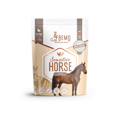 Bemo Sensitive Horse – hipoalerginis arklienos sausas maistas suaugusiems šunims